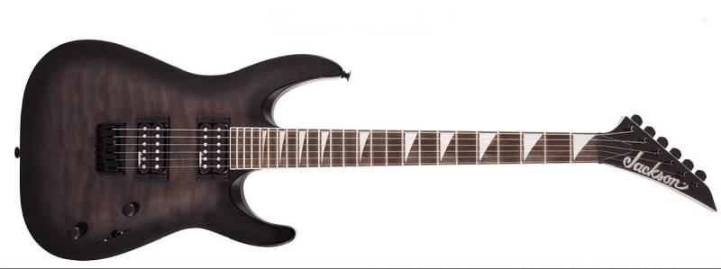 Jackson JS Series Dinky Arch Top JS32Q DKA HT Amaranth Fingerboard Transparent Black Burst
