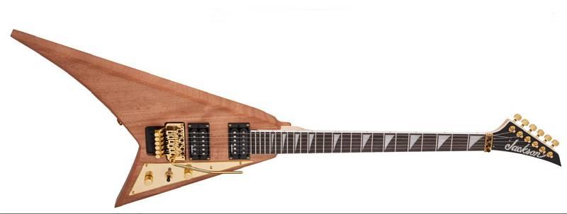 Jackson JS Series Rhoads MAH JS32 Amaranth Fingerboard Natural