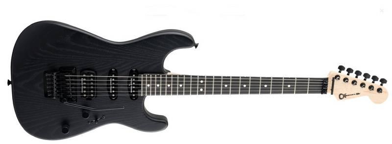 Charvel Pro-Mod San Dimas Style 1 HSS FR Sassafras Eb Satin Black