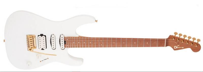 Charvel Pro-Mod DK24 HSS 2PT Caramelized MN Snow White