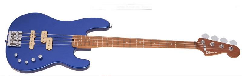 Charvel Pro-Mod San Dimas Bass PJ IV Caramelized MN Mystic Blue