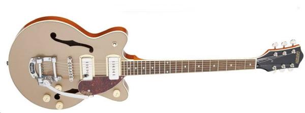 Gretsch G2655T-P90 Streamliner w/Bigsby LRL Two-Tone Sahara Metallic and Vintage Mahogany Stain