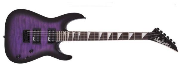 Jackson JS Series Dinky Arch Top JS32Q DKA HT Amaranth Fingerboard Transparent Purple Burst