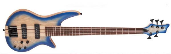 Jackson Pro Series Spectra Bass SBA V Caramelized Jatoba Fingerboard Blue Burst