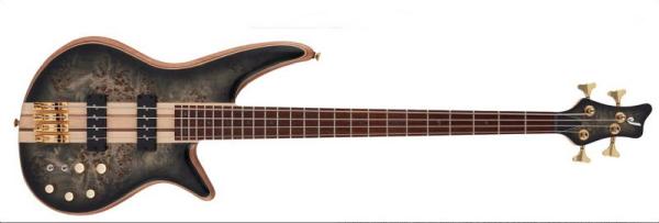Jackson Pro Series Spectra Bass SBP IV Caramelized Jatoba Fingerboard Transparent Black Burst