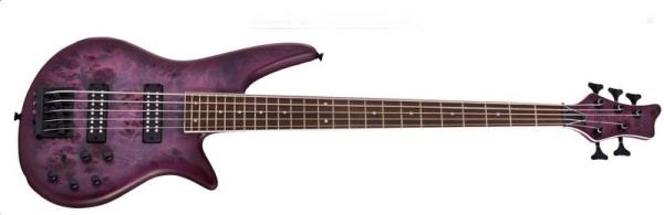 Jackson X Series Spectra Bass SBXP V LRL Transparent Purple Burst