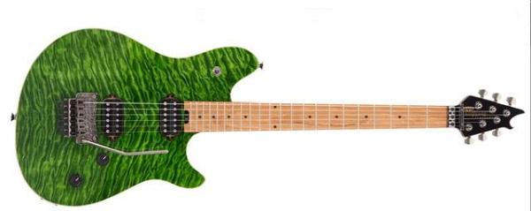 EVH Wolfgang Standard QM Baked MN Transparent Green