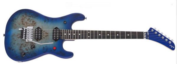 EVH 5150™ Series Deluxe Poplar Burl, Ebony Fingerboard, Aqua Burst -