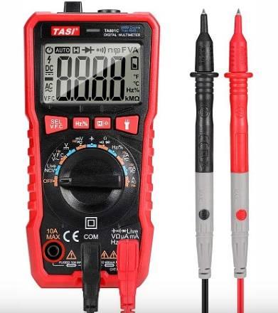 TASI TA801C MULTIMETRO DIGITALE AUTOMATICO LCD TESTER NCV TENSIONE CORRENTE ELETTRICA AC/DC