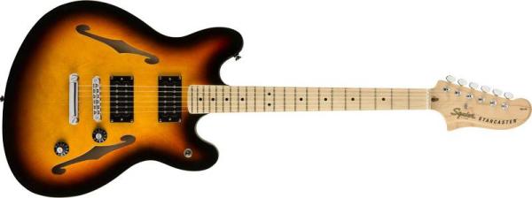 Squier by Fender Affinity Starcaster MN 3-Color Sunburst chitarra semiacustica