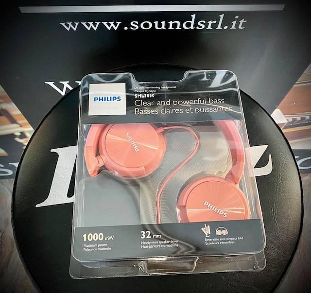 PHILIPS SHL3060 ROSA CUFFIE STILE DEEJAY - OTTIME CONDIZIONI