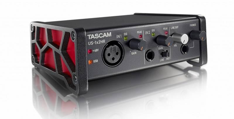 TASCAM US-1x2HR INTERFACCIA AUDIO USB AD ALTA RISOLUZIONE (2 IN / 1 MIC, 2 OUT)