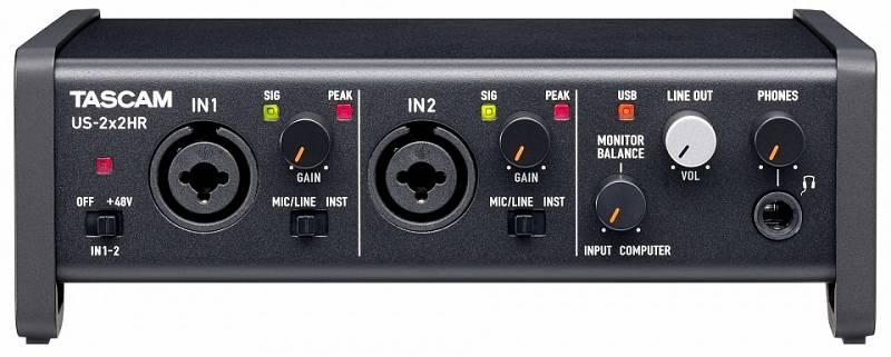 TASCAM US-2x2HR INTERFACCIA AUDIO USB AD ALTA RISOLUZIONE (2 IN, 2 OUT)