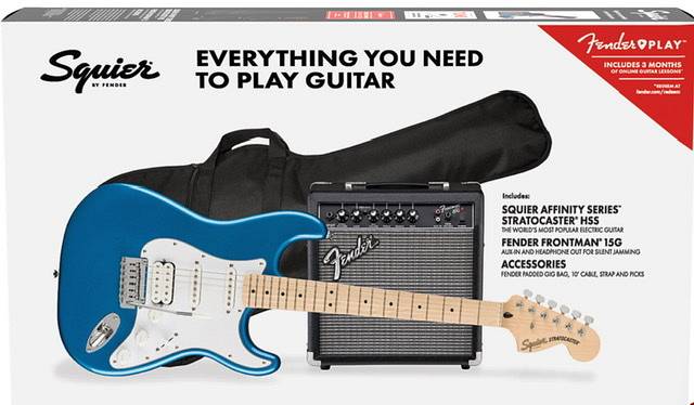 Squier Affinity SeriesÂ® StratocasterÂ® HSS Pack