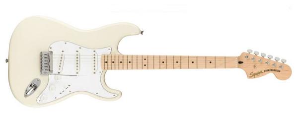 Squier by Fender Affinity Series Stratocaster MN Olympic White NEW 2021!