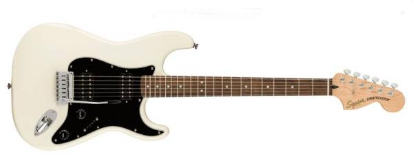 Squier by Fender Affinity Series Stratocaster HH LRL Olympic White NEW 2021!