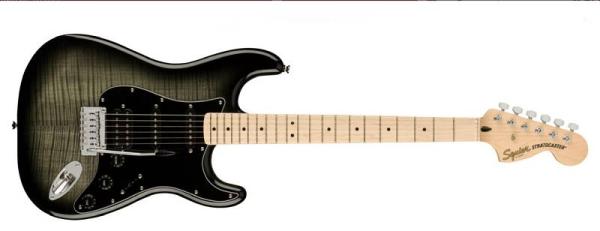 Squier by Fender Affinity Series Stratocaster FMT HSS MN Black Burst