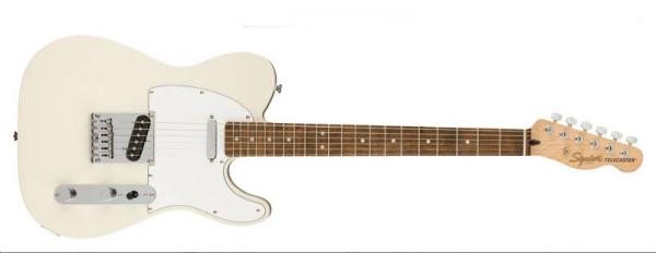 Squier by Fender Affinity Series Telecaster LRL Olympic White