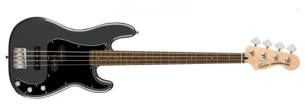 Squier by Fender Affinity Series Precision Bass PJ LRL Charcoal Frost Metallic