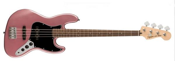 Squier by Fender Affinity Series Jazz Bass LRL Burgundy Mist