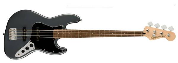 Squier by Fender Affinity Series Jazz Bass LRL Charcoal Frost Metallic
