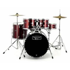 Mapex TND5044TCDR Tornado 5044 batteria acustica jazz completa Burgundy Red