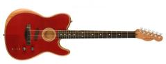 Fender American Acoustasonic Telecaster Eb Crimson Red