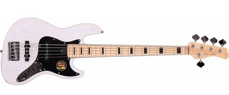 SIRE MARCUS MILLER V7 VINTAGE SWAMP ASH-5 (2ND GEN) WB WHITE BLONDE - BASSO ELETTRICO 5 CORDE