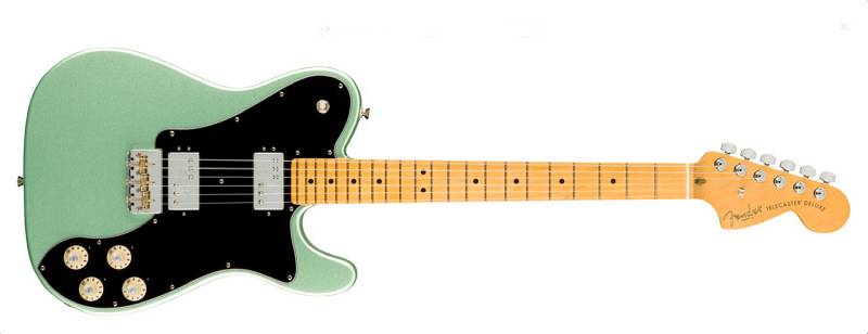 Fender American Professional II Telecaster® Deluxe, Maple Fingerboard, Mystic Surf Green