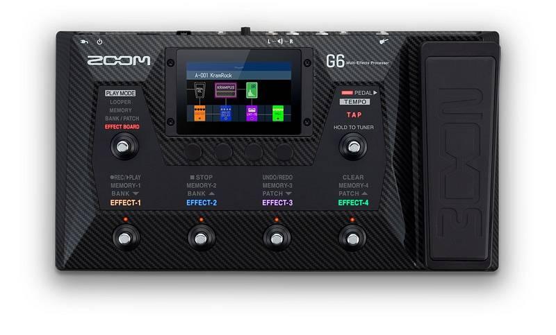 ZOOM G6 - Pedaliera multieffetto e IR loader per chitarra