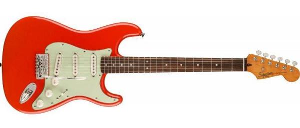 Squier by Fender FSR Classic Vibe 60s Stratocaster LRL Fiesta Red - chitarra elettrica limited edition