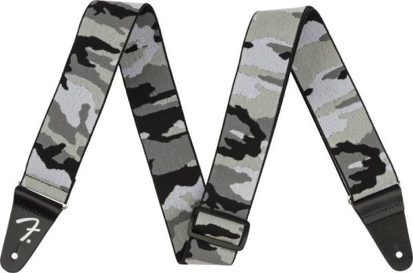 Fender Weighless 2" Gray Camo Strap