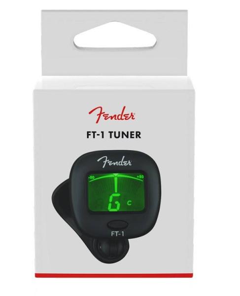 Fender FT-1 Pro Clip-On Tuner Black - ACCORDATORE A CONTATTO CROMATICO E AUTOMATICO