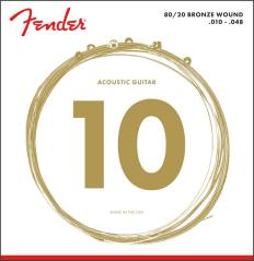Fender 70XL 80/20 Bronze Acoustic Strings -corde chitarra acustica 10/48