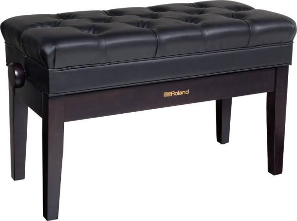 Roland RPB-D500RW Duet - Panca per pianoforte a due posti regolabile con scomparto per gli spartiti