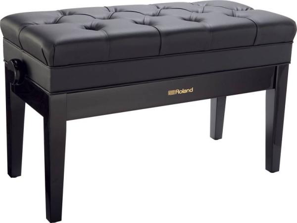 Roland RPB-D500PE Duet - Panca per pianoforte a due posti regolabile con scomparto per gli spartiti