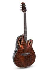 Ovation CE 44 P-TGE Celebrity Elite Plus Mid Cutaway Dark Tiger Eye - chitarra acustica elettrificata