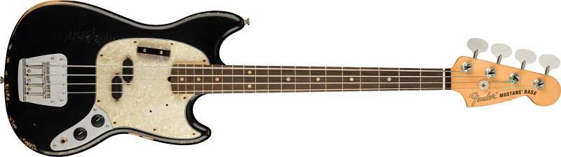 Fender JMJ Road Worn Mustang Bass Black