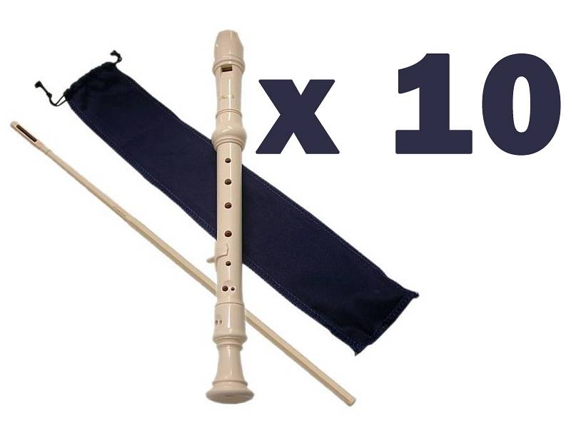 Aulos 302 flauto dolce OFFERTA DIECI PEZZI