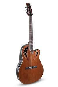 Ovation CE 44C-4A Natural Gloss Celebrity Classic Nylon Chitarra classica elettroacustica