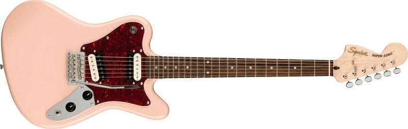 Squier by Fender Paranormal Super-Sonic LRL Tortoiseshell Pickguard Shell Pink