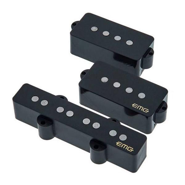 EMG GZR-PJHZ SET BLACK set basso elettrico 4 corde Geezer Butler