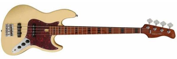 SIRE MARCUS MILLER V5 ALDER-4 VWH VINTAGE WHITE - basso elettrico bianco stile Jazz Bass