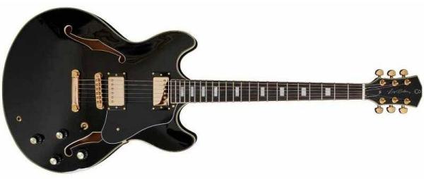 SIRE LARRY CARLTON H7 BLACK - chitarra semiacustica nera stile 335