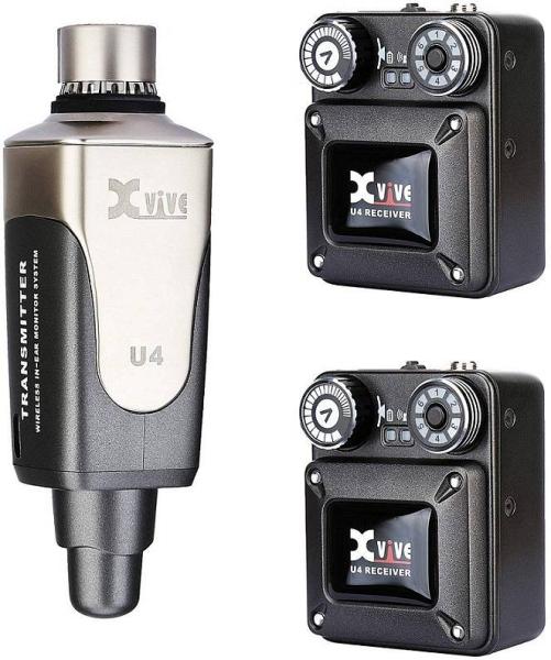 Xvive Technology X-VIVE U4R2 IN-EAR MONITOR SISTEMA MONITOR WIRELESS DIGITALE A 2 RICEVITORI