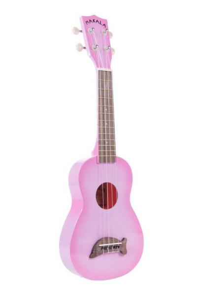 Kala Makala MK-SD/PKBURST - UKULELE SOPRANO DOLPHIN PINK BURST - con borsa