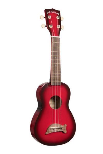 Kala Makala MK-SD/RDBURST - UKULELE SOPRANO DOLPHIN RED BURST con borsa