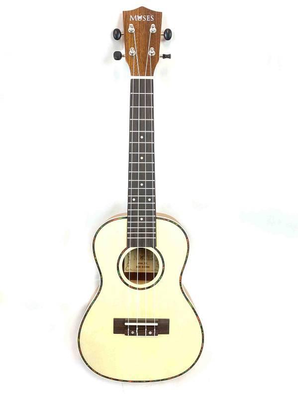 Muses ukulele concerto bianco UKC23-WH