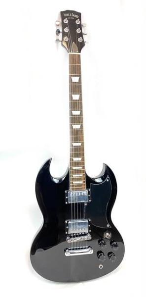 Luke & Daniel SG-BK chitarra elettrica stile SG diavoletto black