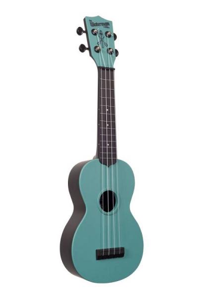 Kala KA-SWG-BL UKULELE SOPRANO WATERMAN GLOW-IN-THE-DARK AQUA MATTE - con borsa